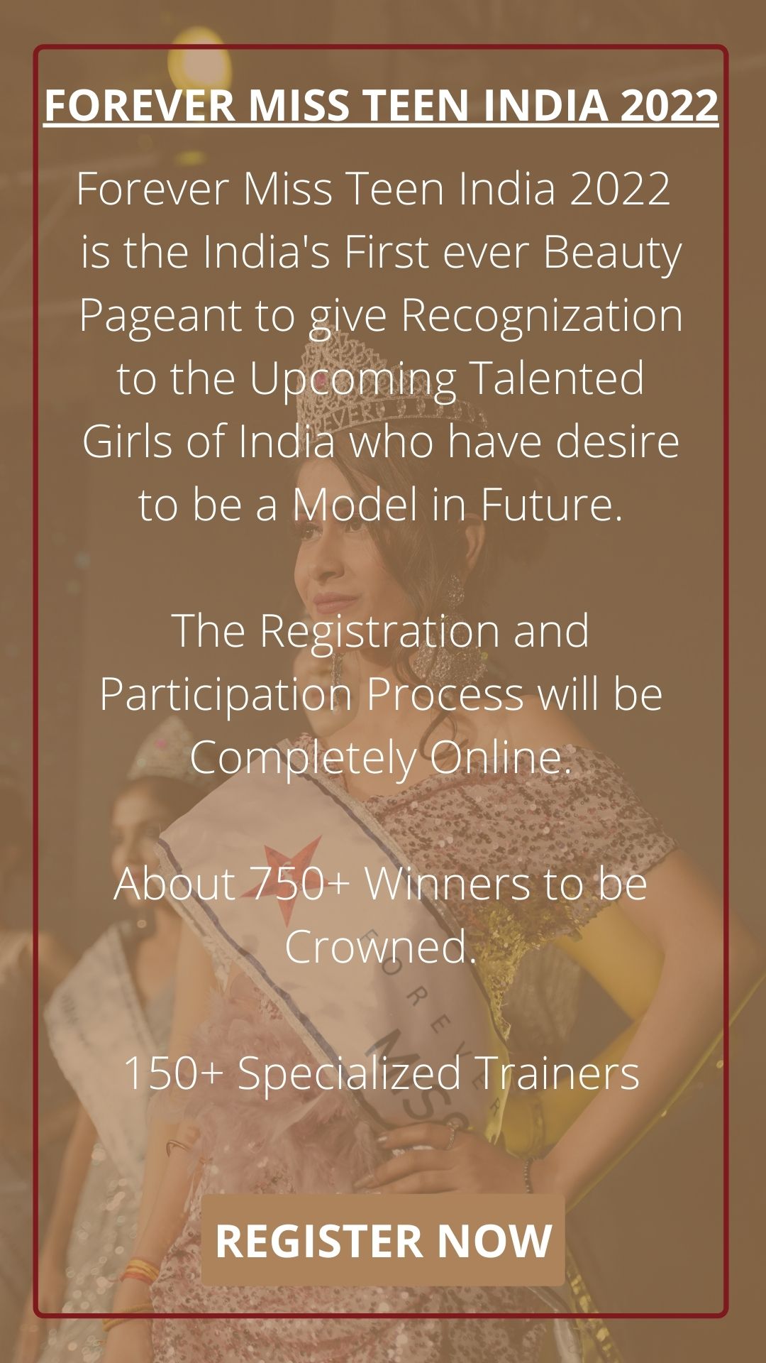 Miss Teen India 2022 Apply Online